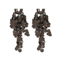 Sequin and Chain Statement Earrings in Ten Designs view 5