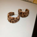 Leopard And Tortoiseshell Resin Hoop Earrings In Eleven Shapes view 8