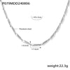 Silver Smooth Necklace