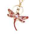 Jeweled Dragonfly Keychains with Fortune Cords and Loose Heart Loops view 5