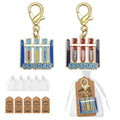 Go Study Test Tube Rack Enamel Charm Gold Clasp Two Colors view 1