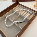 White Pearl Strand Necklaces Multiple Sizes And Styles view 4