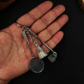 Silver Alloy Golf Club Badminton Racket Keychains 3 Styles view 4