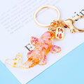 Translucent Arowana Fish Keychains in Ten Color Finishes view 12