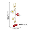 Strawberry, Cherry and Lemon Charm Keychains Featuring Magenta Cherry Across 39 Variations view 10