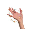 Colorful Fish Charm Necklace With Playful Multicolor Beaded Chain view 5