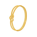 Dual Line Beaded Heart Clasp Bangles Gold Steel Tone view 5