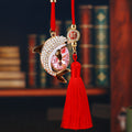 Mixed Gem Holding and Jeweled Dolphin Vehicle Hanging Ornaments in Six Colors view 2