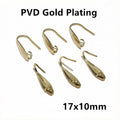 Teardrop Paddle Earring Hook Findings in Six Styles view 9