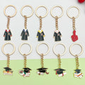 Graduation Charm Keychains in 32 Pictured Variations for Bags and Keys view 1