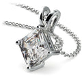 Silver Tone Assorted Clear Stone Pendant Necklaces view 3