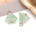 Ten-Color Translucent Lily of the Valley Glass Charm Collection view 9