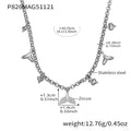 Sea Life Multicharm Necklace Collection in Two Metal Tones view 6