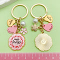 Mother's Day Charm Keychains Featuring Pink Star Across 50 Pictured Variations view 3