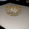 Gold Multirow Cuff