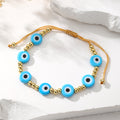 Assorted Bead Stretch Bracelets with Evil Eye Charms view 8
