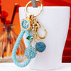 Sky-Blue-Fortune-Strap Blue Crystal-Cher