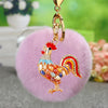 Light-Purple-Pom Crystal-Rooster