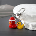 Resin Yellow Duck Couple Keychains Five Costume Styles view 6