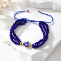 Multistrand Seed Bead Evil Eye Bracelets in Eight Colors view 12
