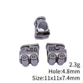 Train Shaped Large Hole Bead for Jewelry Making Supplies view 3