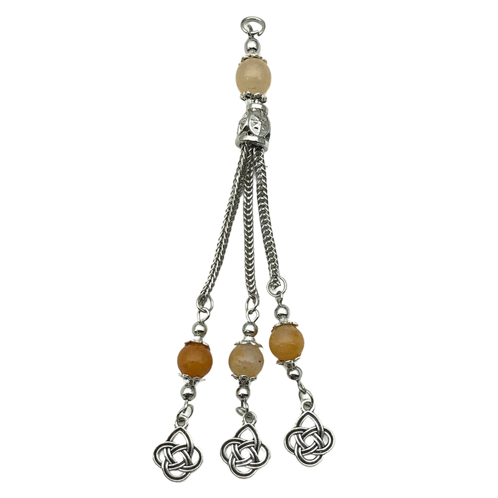 Antique Silver Zinc Alloy Tassel Charm Pendant for Boho Necklace Bracelet Jewelry
