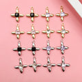 Red Four-Leaf Clover Metal Charms with 6 Listed Options view 1
