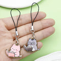 Cat Charm Keychains in 13 Pictured Variations for Bags and Keys view 2