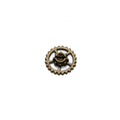 Mini Mechanical Gear Metal Charm Pendants for Jewelry Making view 3