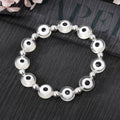 Colorful Round Resin Evil Eye Bead Stretch Bracelets in Twelve Colors view 8