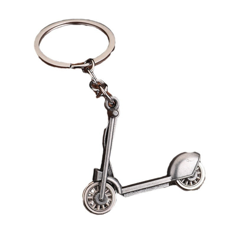 Zinc Alloy Scooter and Electric Bike Keychain Gift