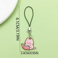 Cat Charm Keychains in 13 Pictured Variations for Bags and Keys view 11