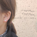 Silver Mini Star Heart Bear Butterfly Character Stud Earrings view 2