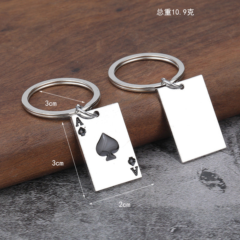 Modern Zinc Alloy Car Keychain Gift for Men and Women