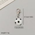 Mini Sports Ball Lobster-Clasp Charms in Five Designs view 8