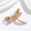 Dragonfly Metal Brooch Pin for Jackets and Lapels Pictured Design view 3