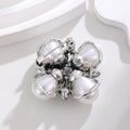 Cross Metal Brooch Pin for Jackets and Lapels Pictured Design view 3