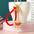 Jeweled Ruyi Lock Keychains and Braided Wrist Strap Components view 7