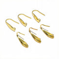 Teardrop Paddle Earring Hook Findings in Six Styles view 3