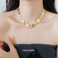Graduated Disc Statement Necklaces Fashion Jewelry view 2