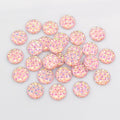 Round Textured Resin Crystal Cluster Flatbacks in 13 Colors view 12