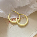 Pastel Coated Hoop Earrings in Seven Size and Color Options view 8