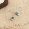 Blue Stone Hoop