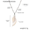 Shell Leaf Pendant