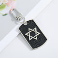 Silver Tone Gothic Motif Clip Keychains in Seven Designs view 2