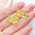 12x19mm Transparent Acrylic Bear Charm Pendant for DIY Bracelet Necklace Earring Keychain Making