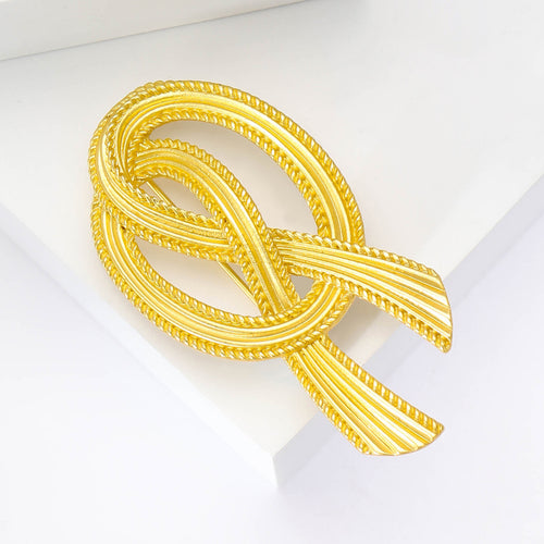 Woven ribbon knot in a second product view
