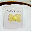 Glitter Bow Resin Duck Bill Hair Clips Seven Colors view 3