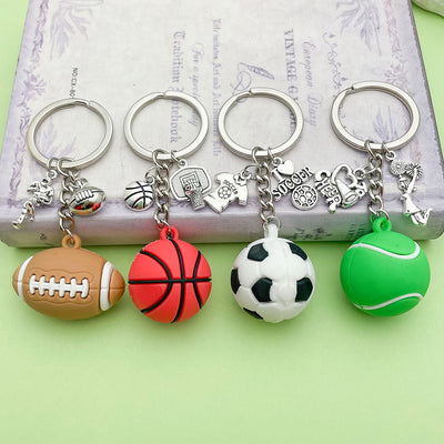 Image 1 showing sports keychain.