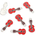 Enamel-Look Gold Silver Guitar Alloy Charms in 14 Styles view 9